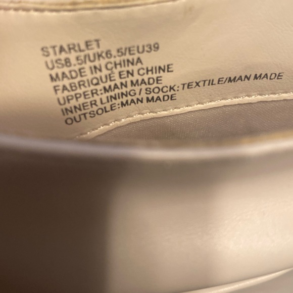 White just fab slouchy booties - Picture 4 of 4